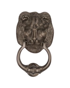 Heritage Brass Lion Knocker Matt Bronze finish