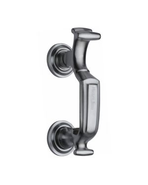 Heritage Brass Doctor Knocker Satin Chrome finish
