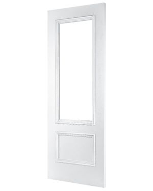 Kalmia White 1-Light Fire Door (FD30)