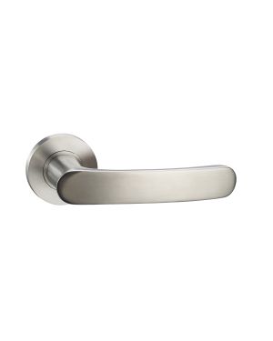 Kinzig Lever On Rose - Stainless Steel