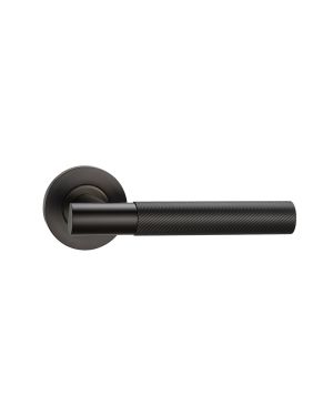 Luanda Lever Handle Pair - Dark Bronze Anthracite