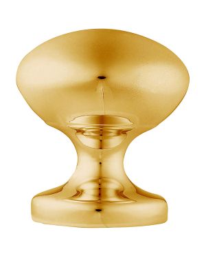 Easy Centre Knob - Polished Brass