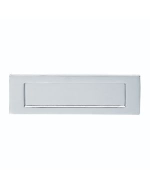 Victorian Letter Plate Satin Chrome