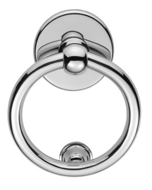 Ring Door Knocker - Polished Chrome