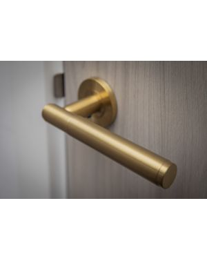 Malonno Lever On Rose - Satin Brass (EOL)
