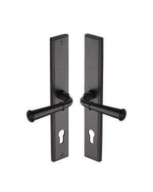 Heritage Brass Multi-Point Door Handle Lever Lock Colonial RH Design Matt Bronze finish