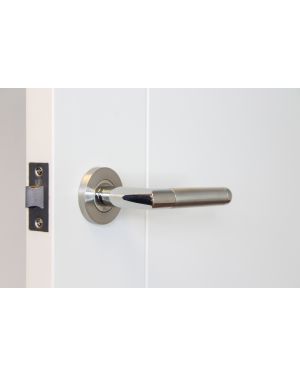 Neckar Lever On Rose - Stainless Steel