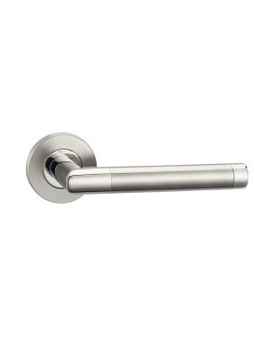 Neckar Lever On Rose - Stainless Steel