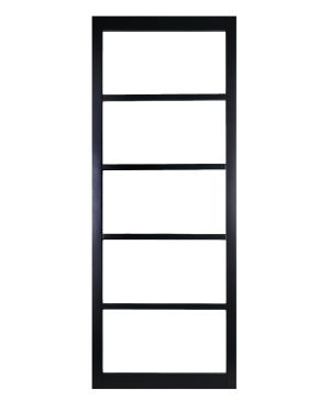 Odense Black 5-Light Demi Panel (Made to Measure)