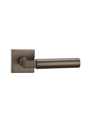 Opposto Lever Handle Pair - Dark Bronze Anthracite
