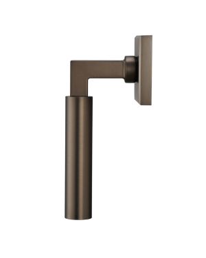 Opposto Lever Handle Pair - Dark Bronze Anthracite