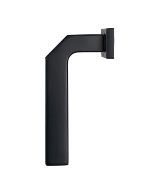 Oslo Lever Handle Pair - Satin Black