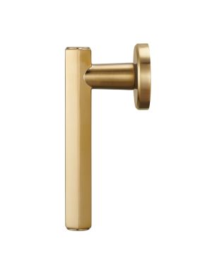 Ossuto Lever Handle Pair - Satin Brass