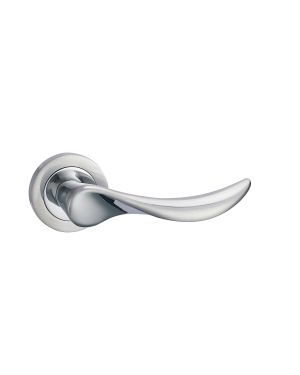 Pegasi Lever On Rose - Polished & Satin Chrome