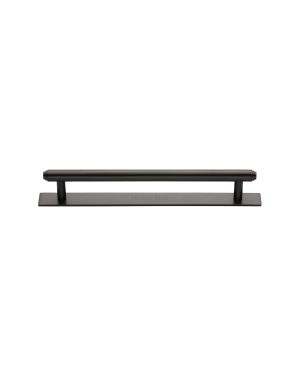 Heritage Brass Cabinet Pull Step Design with Plate 128mm CTC Matt Bronze Finish