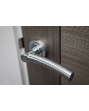 Polaris Lever On Rose - Polished & Satin Chrome