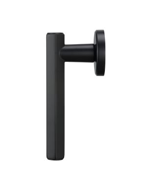 Poligono Lever Handle Pair - Midnight Black