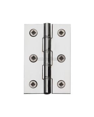Heritage Brass Hinge Brass with Double&nbsp;Phosphor Washers 3 x 2 Polished Chrome finish