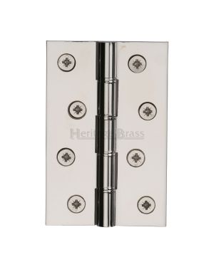 Heritage Brass Hinge Brass with Double&nbsp;Phosphor Washers 4 x 2 5/8 Polished Nickel finish