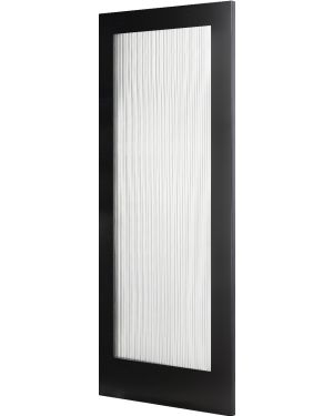 Pullman Black 1-Light Reeded