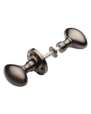 Heritage Brass Suffolk Rim Knob Matt Bronze finish&nbsp;&nbsp;(Suitable with Rim Locks only)