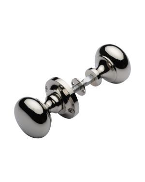 Heritage Brass Victoria Rim Knob Polished Nickel finish&nbsp;(Suitable with Rim Locks only)