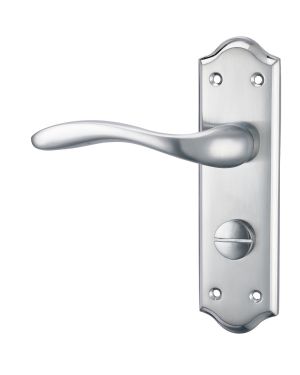 Rimini Lever On Backplate - Bathroom
