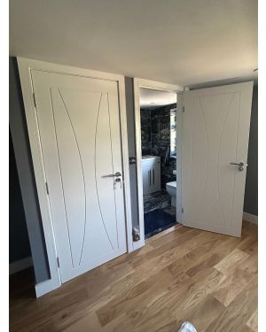 Pisa White Fire Door (FD30)