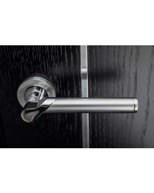 Sirius Lever On Rose - Polished & Satin Chrome