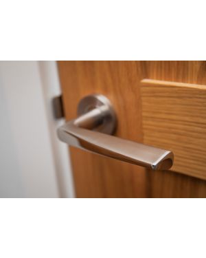 Spree Lever On Rose - Stainless Steel