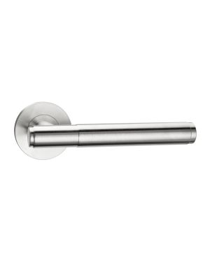 Bergamo Lever On Rose - Satin Stainless Steel (EOL)