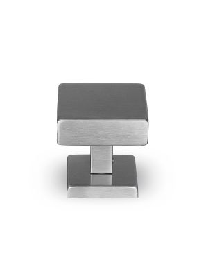 Square Centre Door Knob - Stainless Steel (EOL)