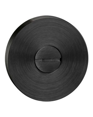 Knurled Satin Black Bath Turn (EOL)