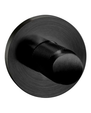 Knurled Satin Black Bath Turn (EOL)