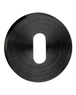 Knurled Satin Black Escutcheon (EOL)