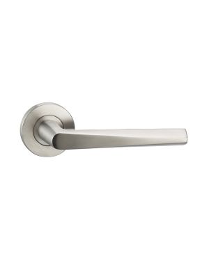 Tauber Lever On Rose - Stainless Steel