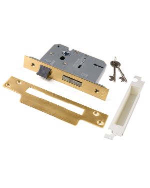 3" (76mm) Heavy Duty Sashlock - Satin Brass