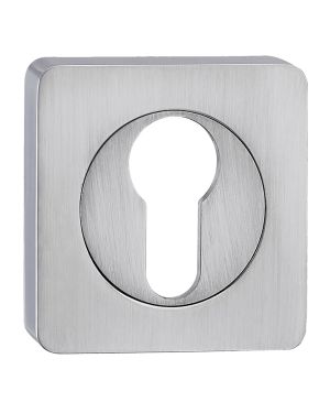 Satin Chrome Euro Escutcheon (SR)