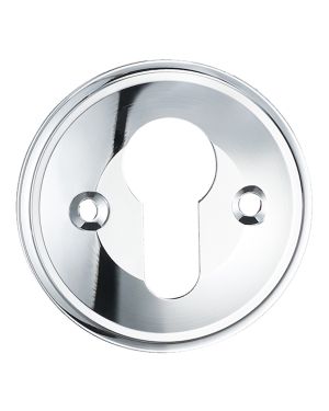 Decor Euro Escutcheon - Polished Chrome (EOL)