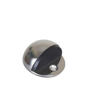 Hooded Door Stop - Polished Stainless Steel