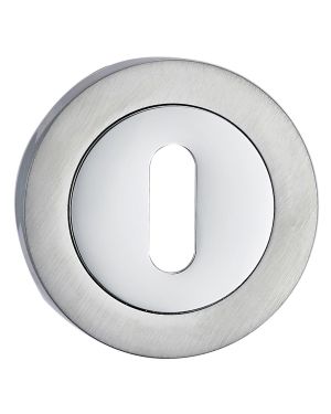 Polished & Satin Chrome Escutcheon (RR)