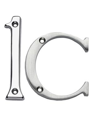 Traditional Numerals - Polished Chrome