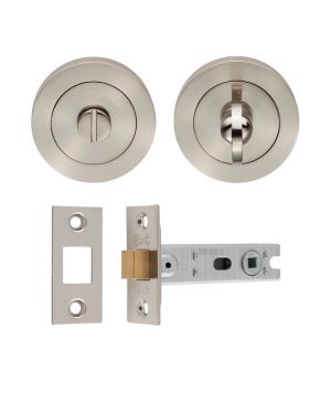 Faro Handle Latch Pack - Satin Nickel - Ultimate Door Pack