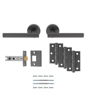 Faro Handle Latch Pack - Anthracite - Ultimate Door Pack