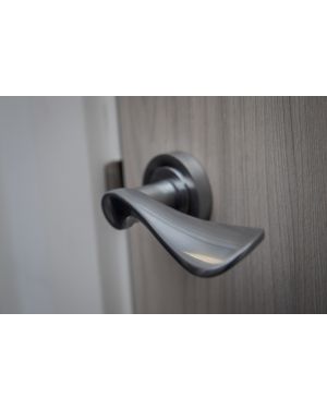 Urmia Lever On Rose - Satin Chrome
