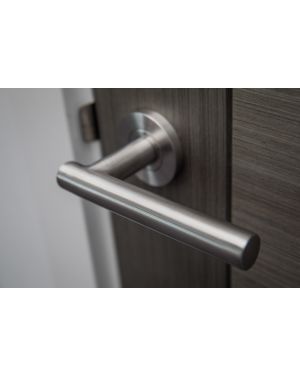 Werra Lever On Rose - Stainless Steel