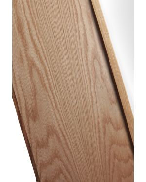 Flush Oak 1-Light Offset Fire Door (FD30 - Made to Measure)