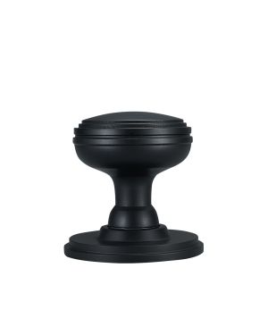 Zuppo Mortice Knobs - Midnight Black