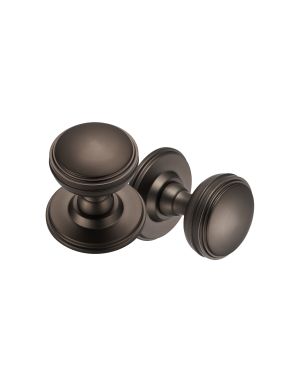 Zuppo Mortice Knob - Dark Bronze Anthracite