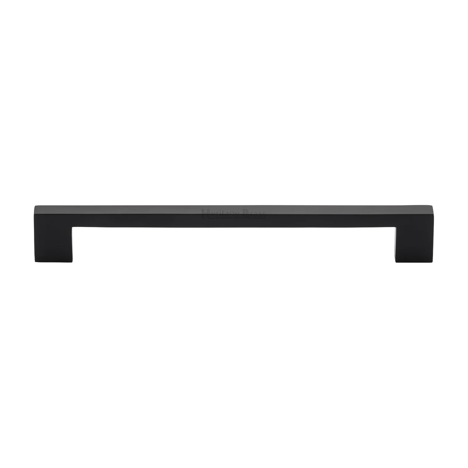 Heritage Brass Cabinet Pull Metro Design 192mm CTC Matt Black Finish